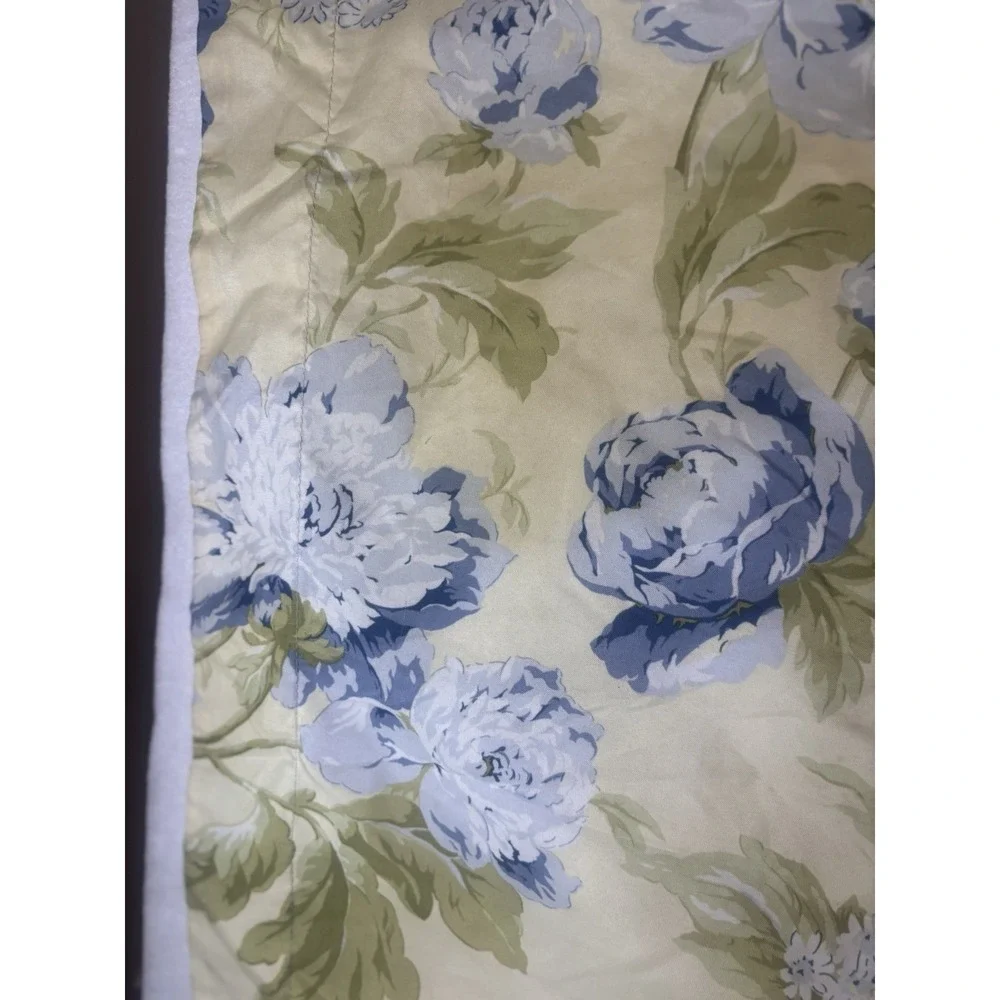 Waverly Floral Pillow Shams Blue‎ Green 29